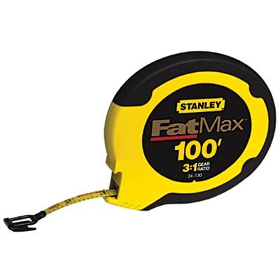 Stanley 34-130 100' x 3/8" FatMax Long Tape Measure Stanley 34-130 100' x 3/8" FatMax Long Tape Measure