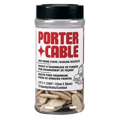 Porter Cable 5563 Face Frame Biscuits 175 Biscuits per Package Porter Cable 5563 Face Frame Biscuits 175 Biscuits per Package
