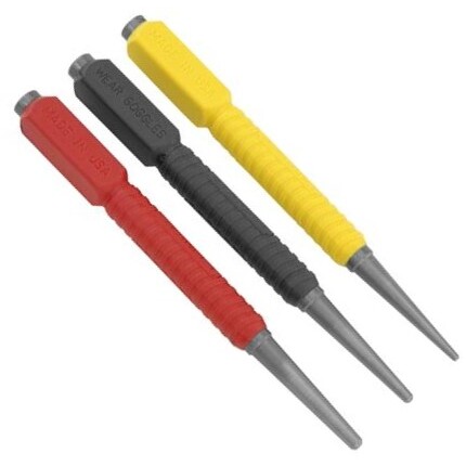 Stanley 58-930 3 Piece Cushion Grip Nail Set Assortment (1/32, 2/32, 3/32) Stanley 58-930 3 Piece Cushion Grip Nail Set Assortment (1/32, 2/32, 3/32)