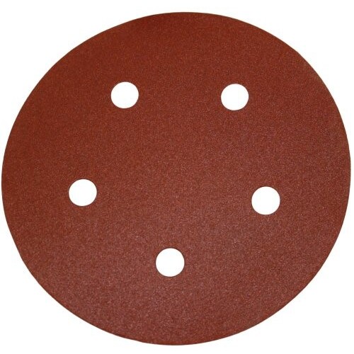 Porter Cable 735500625  5" Round 60 Grit (Hook & Loop, 5 Holes) Sanding Discs 25 Discs per Package