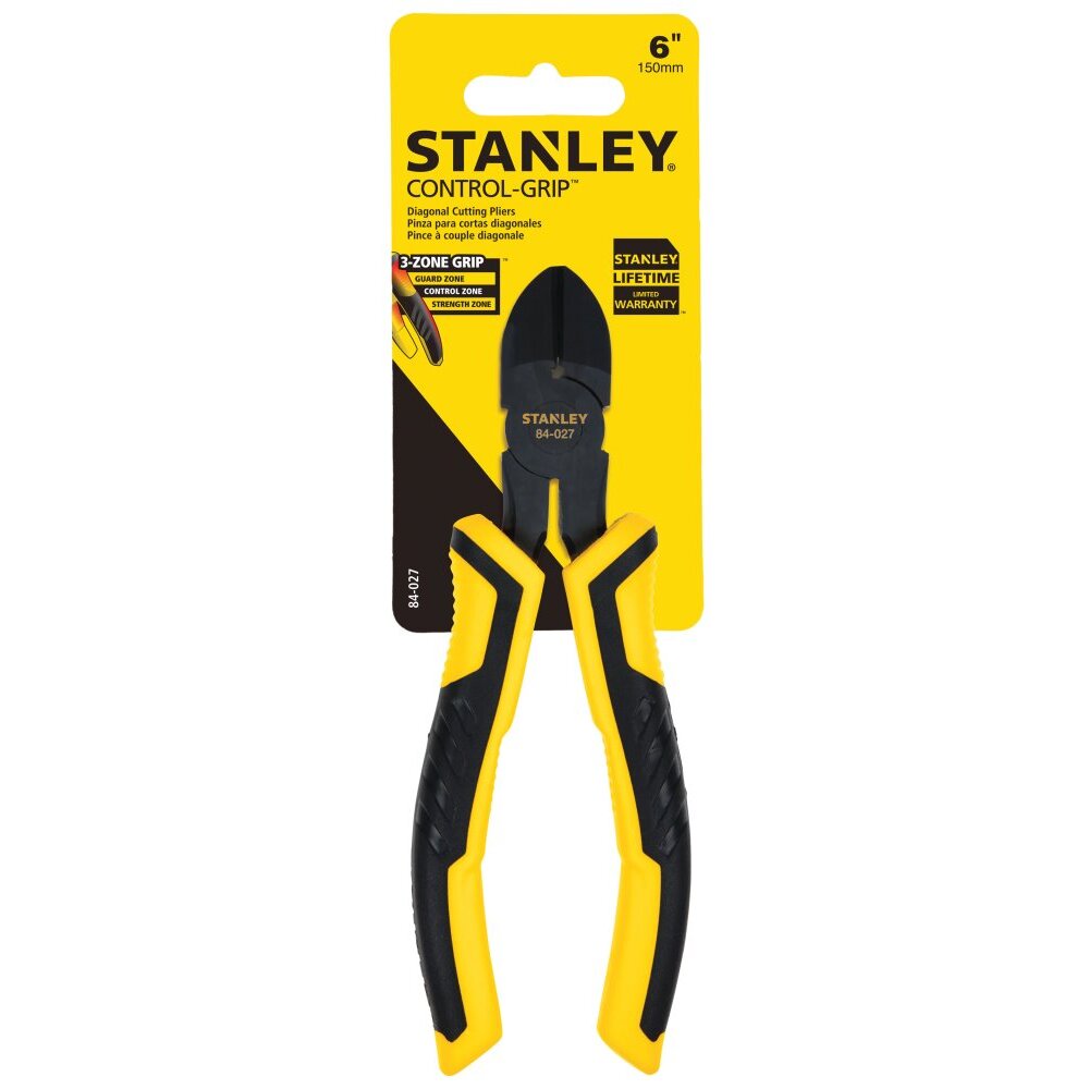 Stanley 84-027ST  6" Diagonal Cutting Bi-Material Pliers