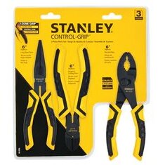 Stanley 84-056  3 Piece Set Slipjoint Long Nose Pliers