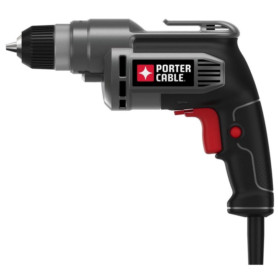 Porter Cable PC600D 6 Amp 3/8" Drill with Keyless Chuck 0-2500 Rpm Porter Cable PC600D 6 Amp 3/8" Drill with Keyless Chuck 0-2500 Rpm
