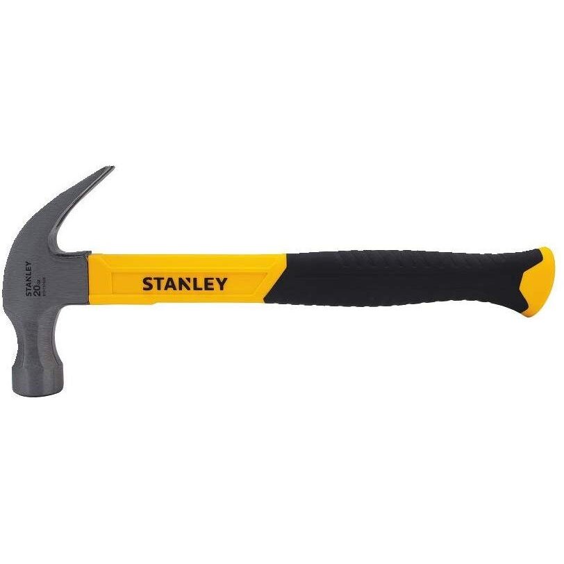 Stanley STHT51539 Fiberglass Hammer Claw with Curved Handle 20 oz Stanley STHT51539 Fiberglass Hammer Claw with Curved Handle 20 oz