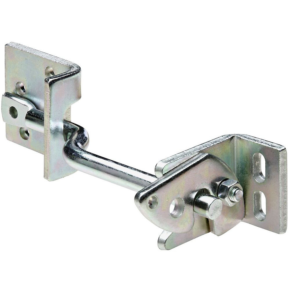 National N101-410  Adjustable Heavy Duty 8" Gate Latch - Zinc Plated (V23A)