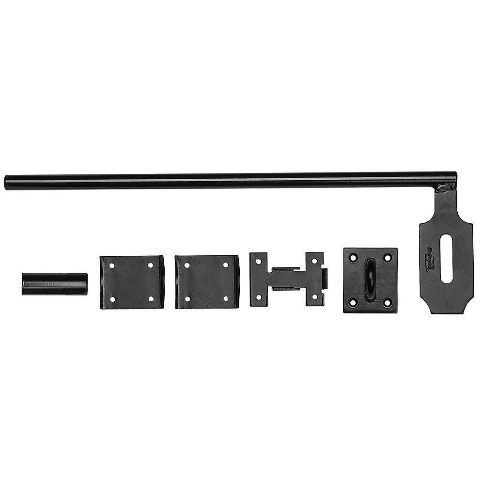 National  N109-002  Lockable Can Bolt 5/8"x 18" - Black (SPB809)