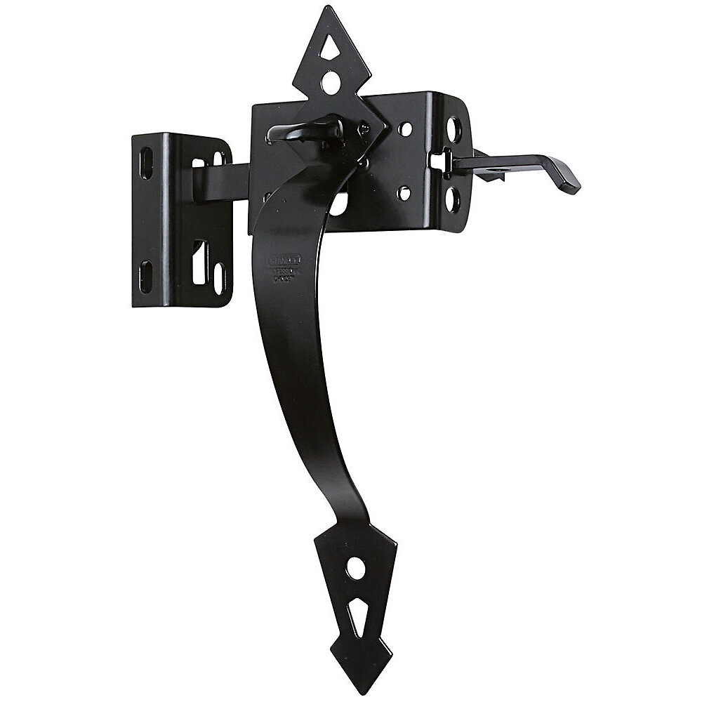 National  N109-040  Thumb Latch - Black (V1390)