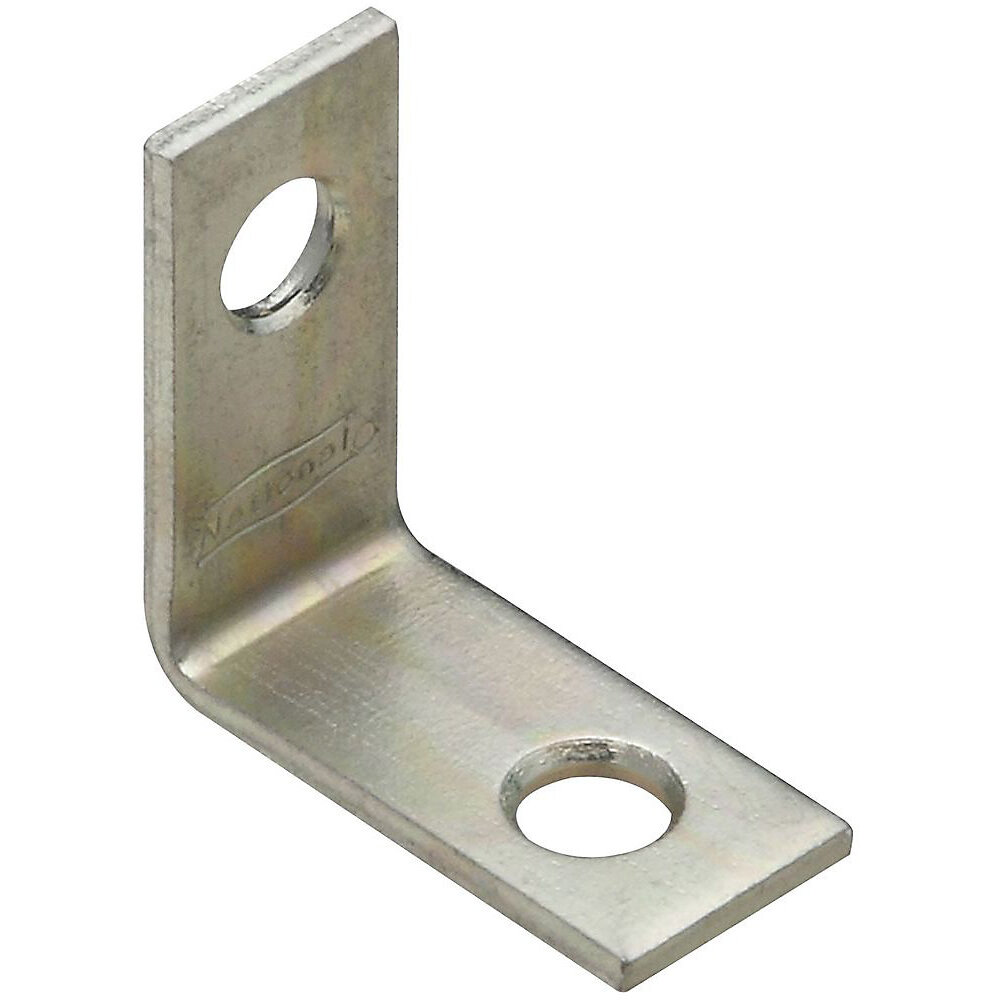 National N113-050  Corner Brace 1" x 1/2" - Zinc Plated - 4 per Package (V115)