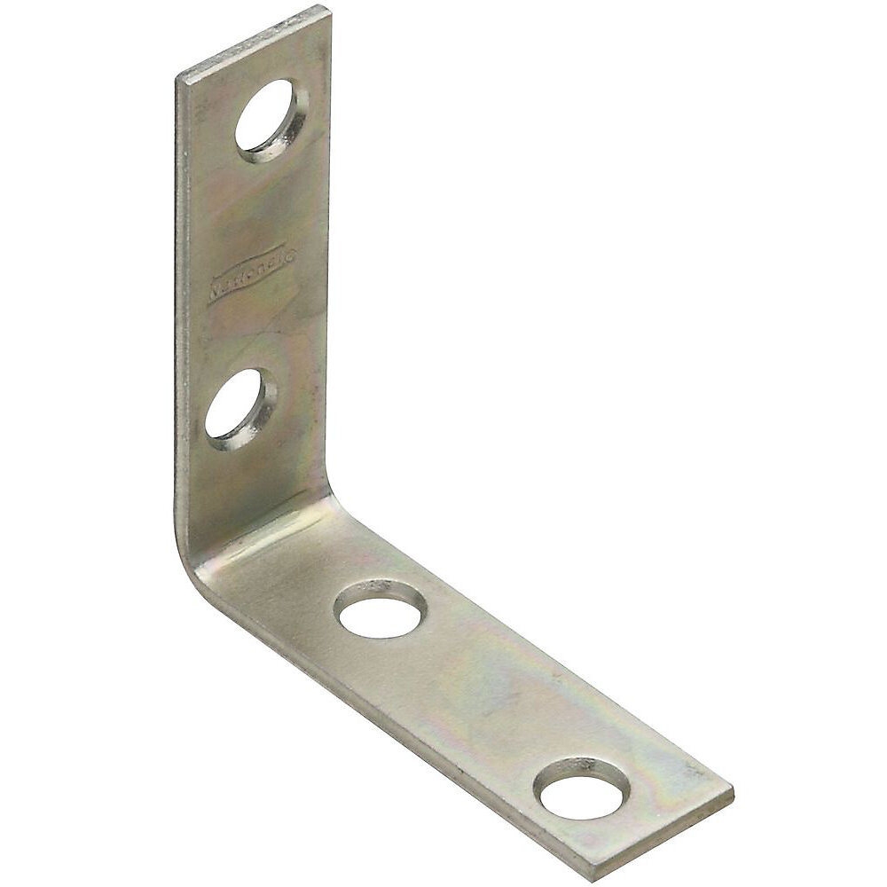 National N113-308  Corner Brace 2" x 5/8" - Zinc Plated - 4 per Package (V115)