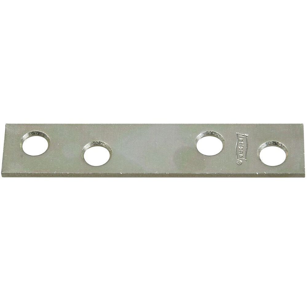National  N114-355  Mending Brace 3" x 5/8" - Zinc Plated - 4 Per Package (V118)