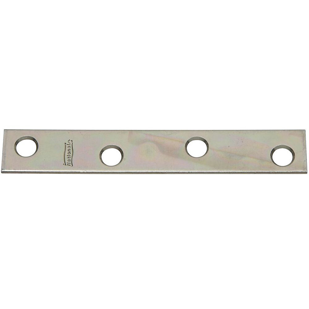 National N114-405  Mending Brace 4" x 5/8" - Zinc Plated - 4 per Package(V118)