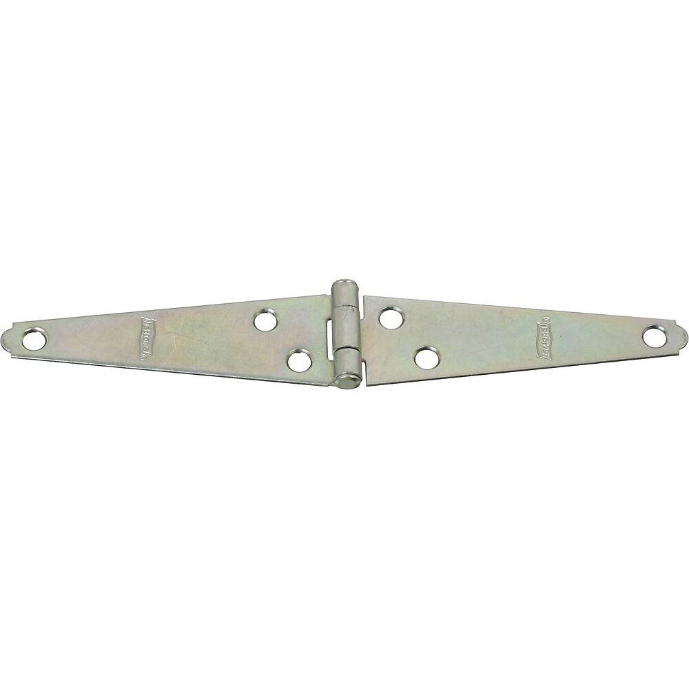 National  N127-514  Light 4" Strap Hinge - Zinc Plated - 2 per Package (V280)