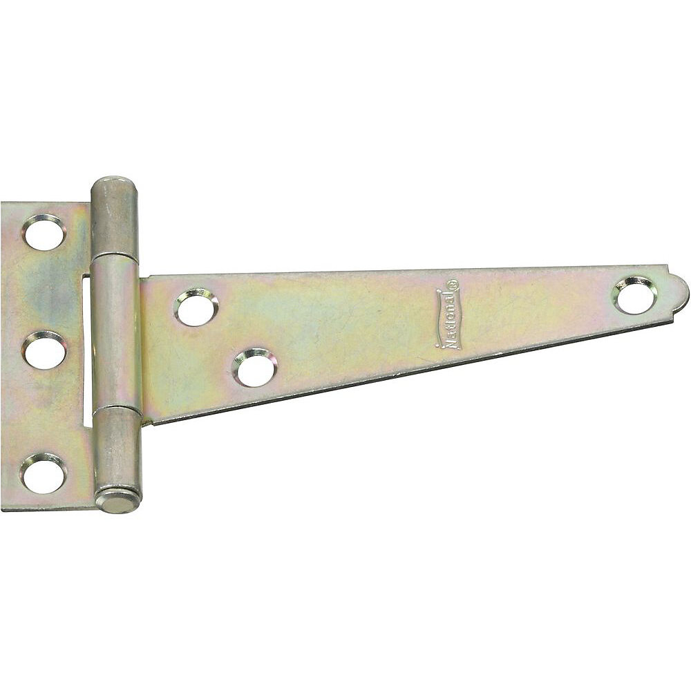 National N128-587  Light 4" T-Hinge - Zinc Plated - 2 per Package (V284)