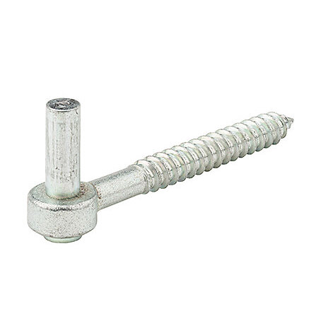 National N130-112  Gate Screw Hook 1/2" x 4" - Zinc Plated (291BC)