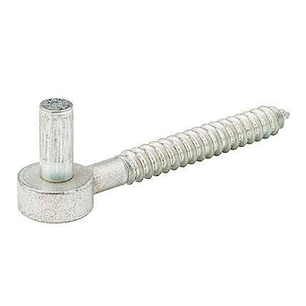 National N130-146  Gate Screw Hook 5/8" x 5" - Zinc Plated (291BC)