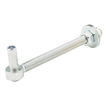 National  N130-559  Gate Bolt Hook 1/2" x 6" - Zinc Plated (293BC)
