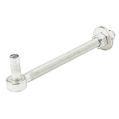 National  N130-641  Gate Bolt Hook 3/4" x 10" - Zinc Plated (293BC)