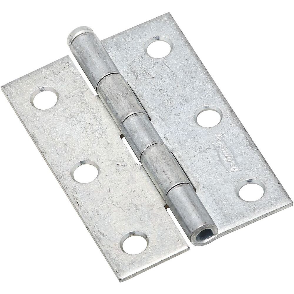 National N142-034  Removable 3" Pin Hinge - Zinc Plated - 2 per Package (V508)