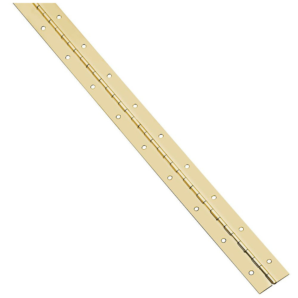 National N148-205 Continuous Hinge 1-1/16" x 30" - Brass (V570) National N148-205 Continuous Hinge 1-1/16" x 30" - Brass (V570)