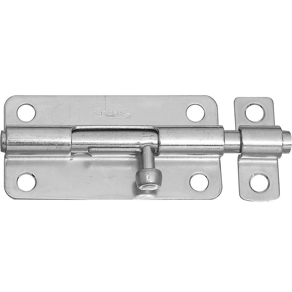 National N151-654  Barrel Bolt 4" - Zinc Plated (V834)