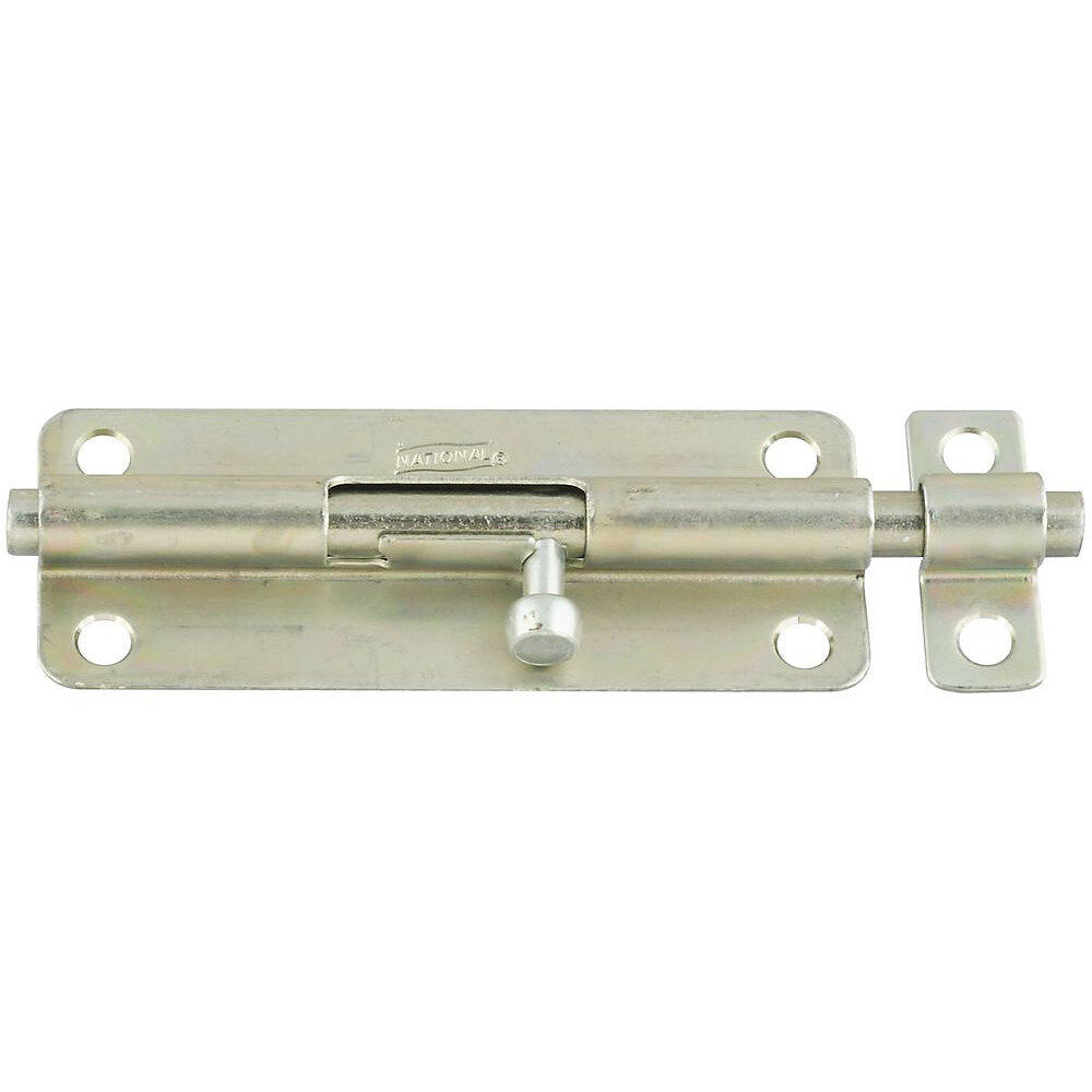 National  N151-738  Barrel Bolt 5" - Zinc Plated (V834)