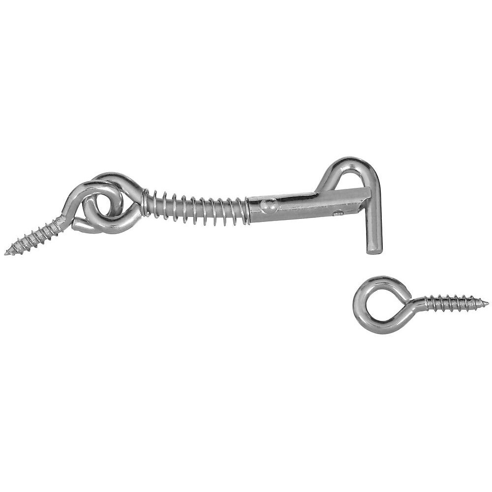 National N170-746  Safety Hook And Eye 2-1/2" - Zinc Plated (V2002)