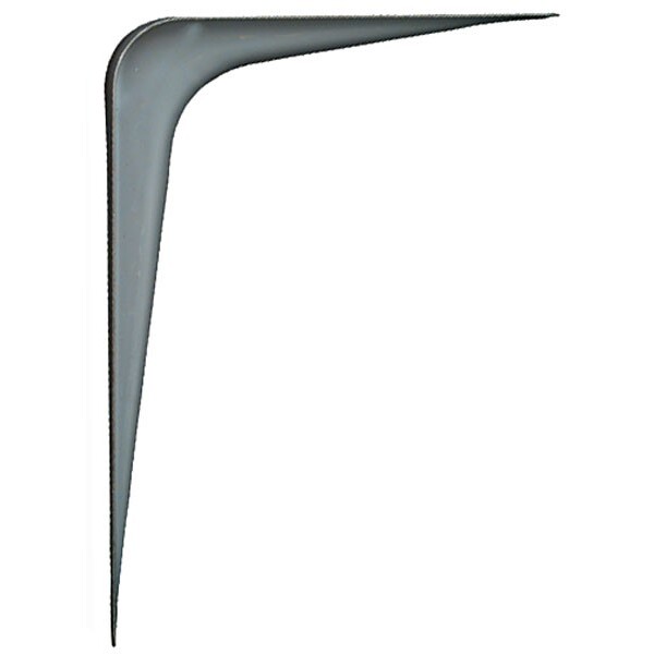 National N172-619  12" x 14" Utility Shelf Bracket - Gray