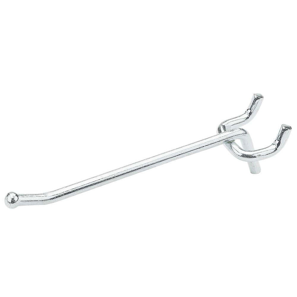 National N180-010  Single 4" Hooks for Pegboard - 2 per Package (V2360)