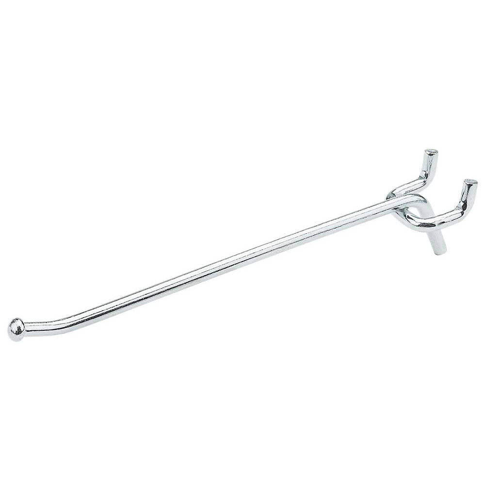 National N180-012 Single 6" Hook for Pegboard - 2 per Package (V2360) National N180-012 Single 6" Hook for Pegboard - 2 per Package (V2360)