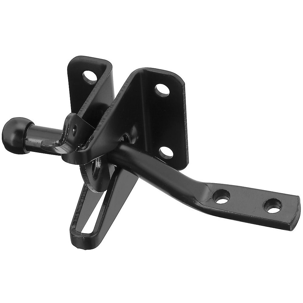 National  N184-861  Automatic Gate Latch - Black (BPB21)