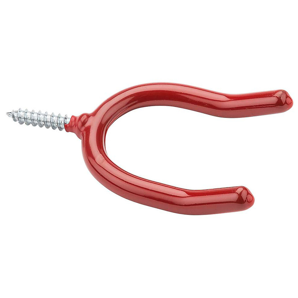 National N188-004  Double Screw Hooks - Vinyl Coated - 2 per Package (V2210)