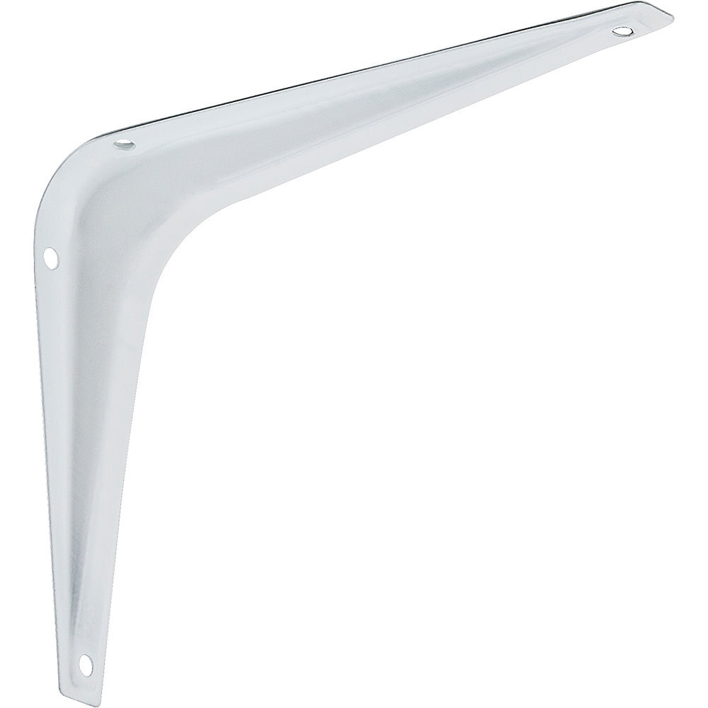 National N218-885  Utility 5" x 6" Shelf Bracket - White (211BC)