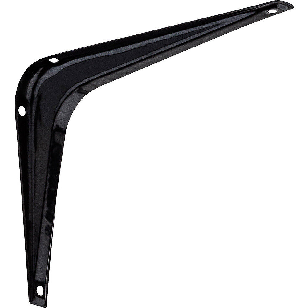 National  N218-911  Utility  5" x 6" Shelf Bracket - Black (211BC)