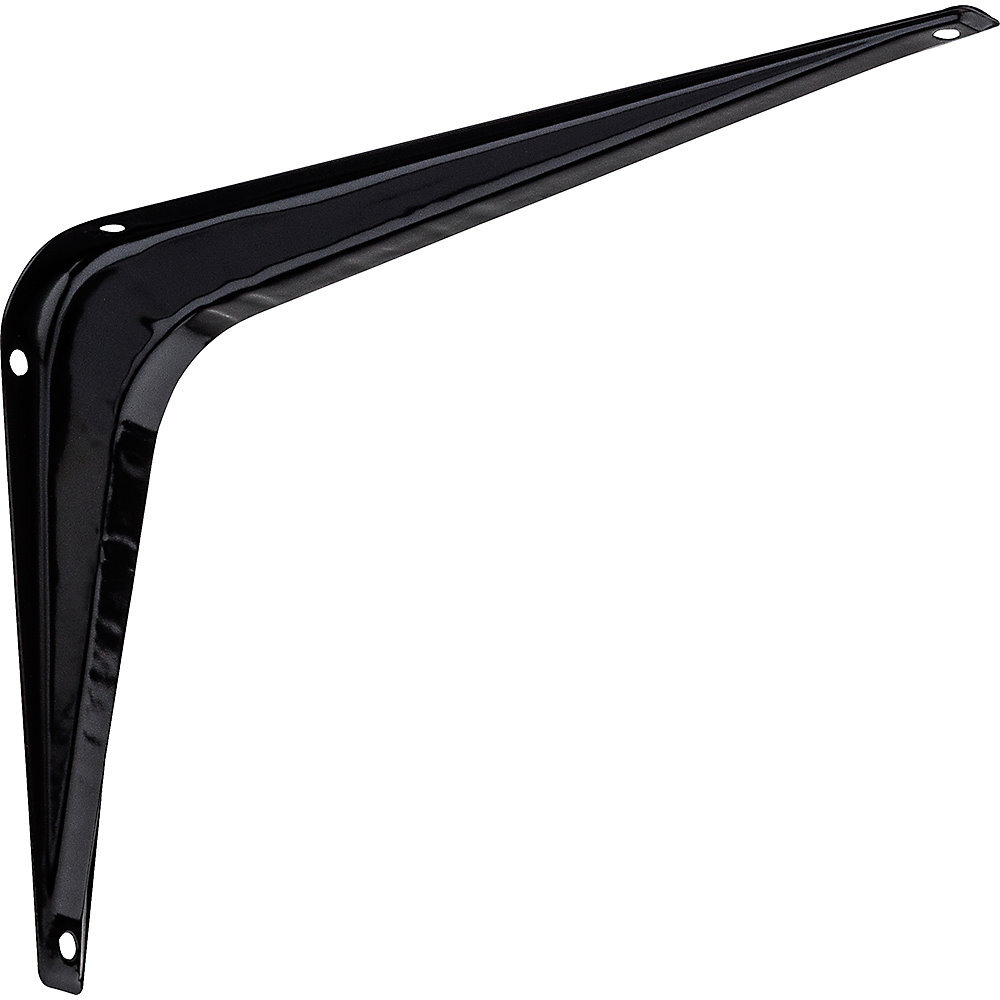 National N218-917  Utility 6" x 8" Shelf Bracket - Black (211BC)