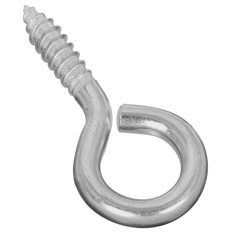 National N220-434  #2 x 2-5/8" Screw Eye - Zinc Plated
