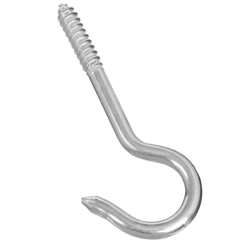 National N220-483  #0 x 4-15/16" Ceiling Hook - Zinc Plated