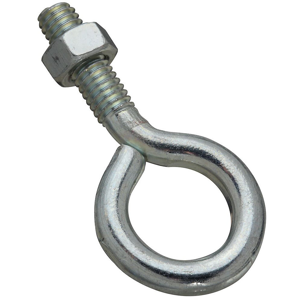 National N221-150 5/16" x 2-1/2" Eye Bolt With Nut - Zinc Plated (2160BC) National N221-150 5/16" x 2-1/2" Eye Bolt With Nut - Zinc Plated (2160BC)
