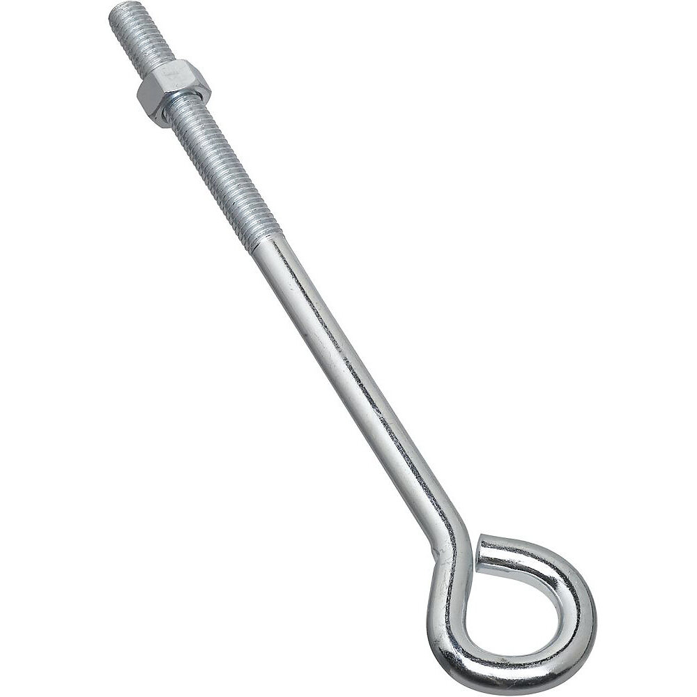 National N221-333  1/2" x 10" Eye Bolt With Nut - Zinc Plated (2160BC)