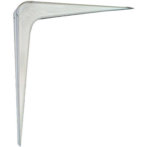 National N245-779  12" x 14" Utility Shelf Bracket - White