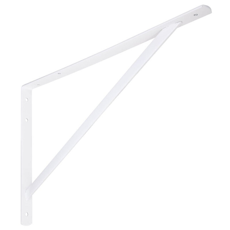 National N260-604  20" Super Strength Shelf Bracket - White (111BC)