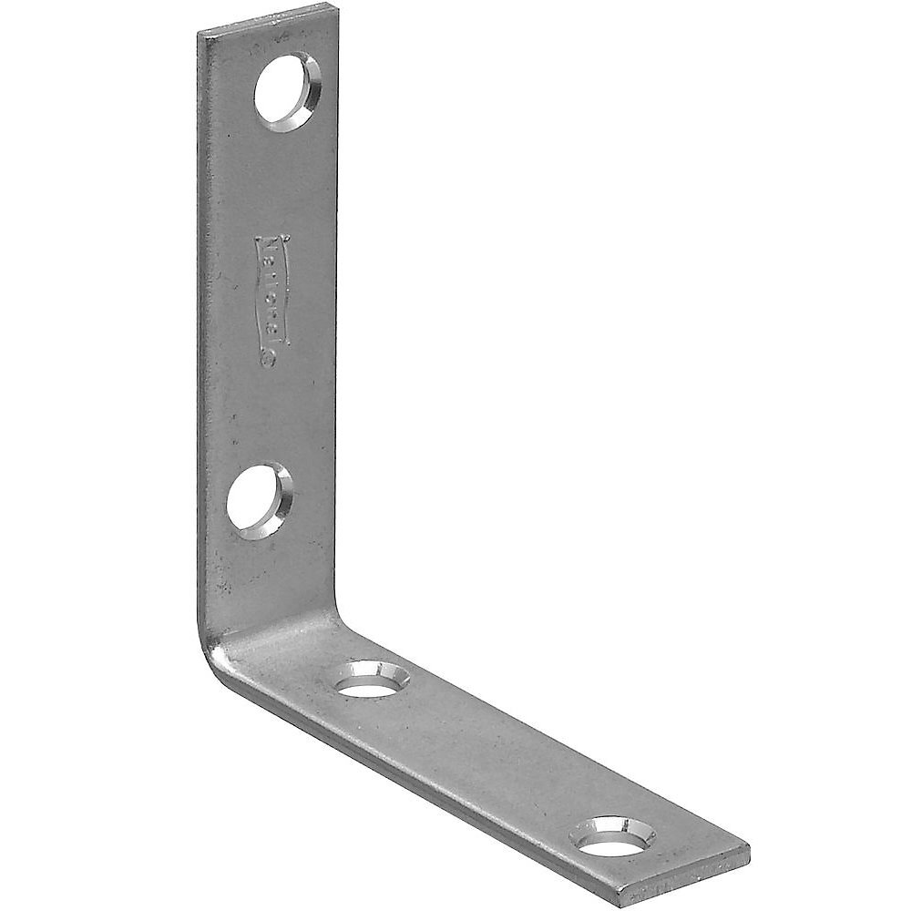 National  N266-338  2-1/2" x 5/8" Corner Brace - Zinc Plated