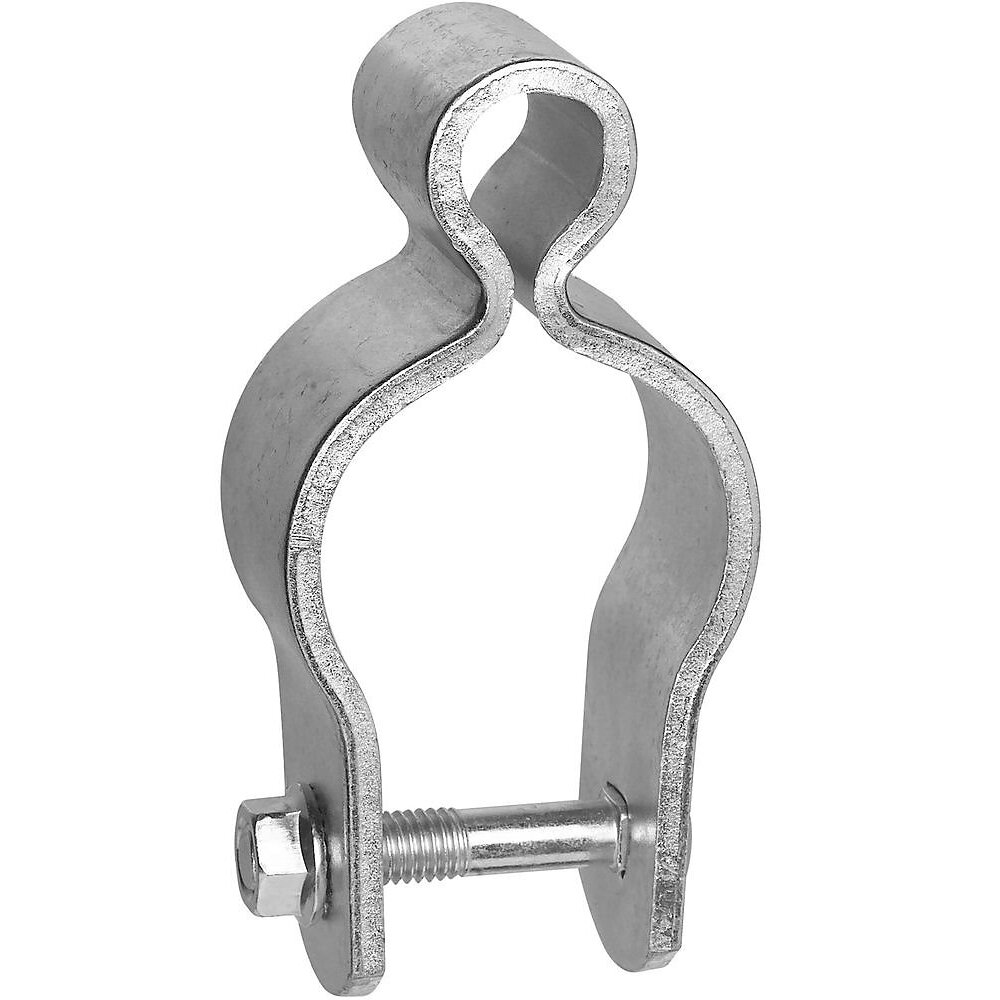 National N275-495  2" Pipe Gate Hinge - Zinc Plated (299BC)