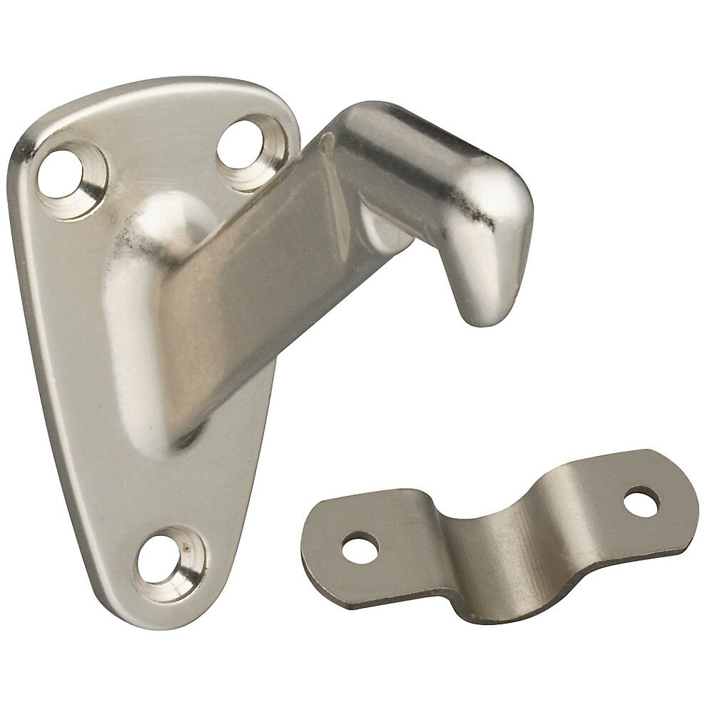 National N325-548  Handrail Bracket - Satin Nickel (V112)