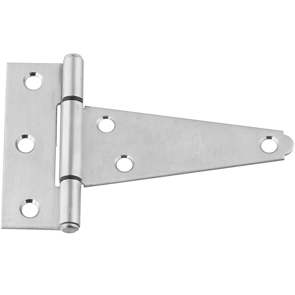 National  N342-501  Extra Heavy 4" T-Hinge - Stainless Steel (V285)