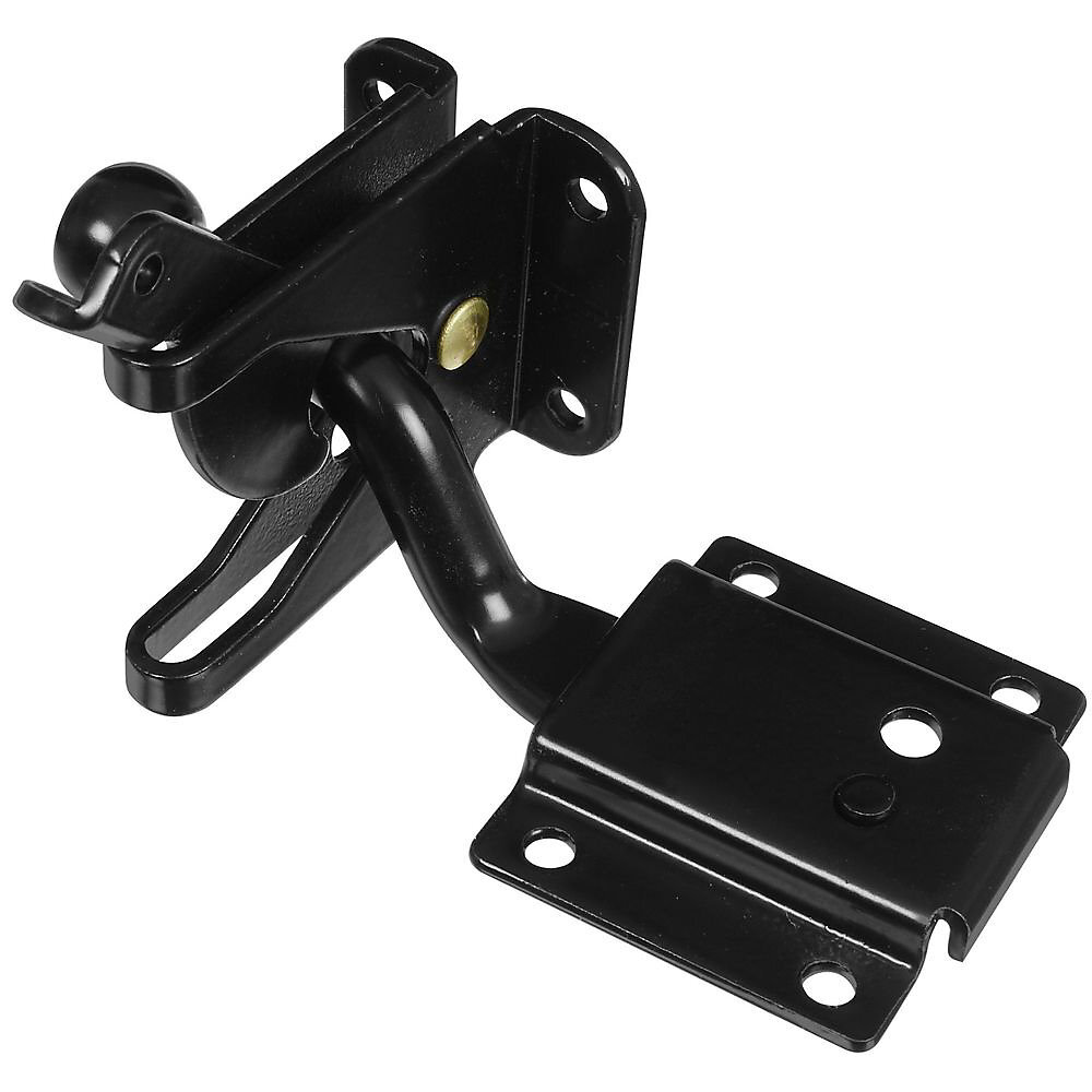 National  N342-626  MaxLatch Gate Latch - Black (V21A)
