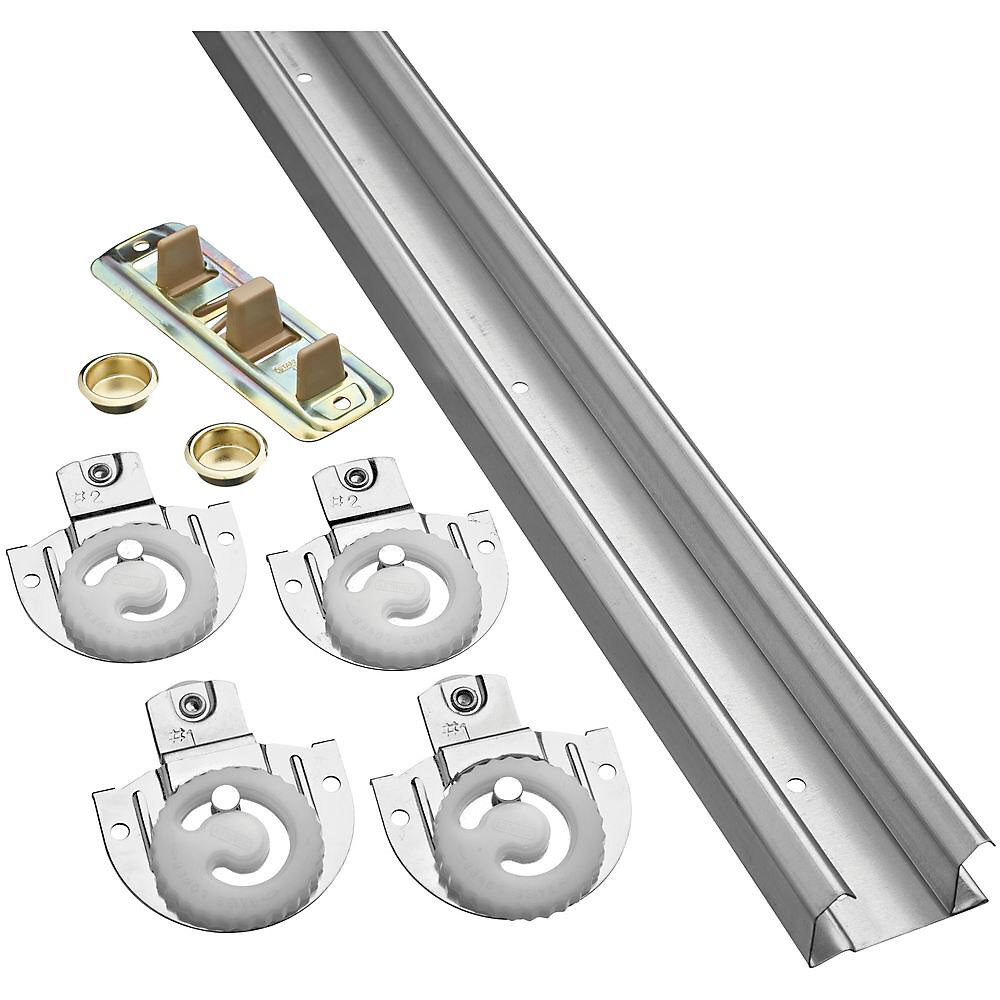 National N343-061  48" By-Pass Door Kit  - Galvanized (770D)