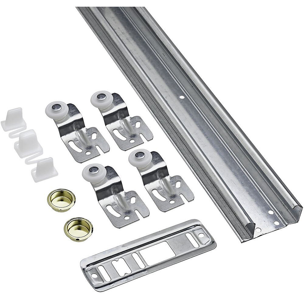 National N343-137  72" By-Pass Door Kit - Galvanized (771D)