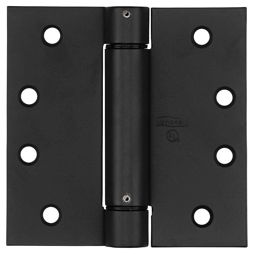 National N350-793  4" Spring Door Hinge - Oil Rubbed Bronze (V520)