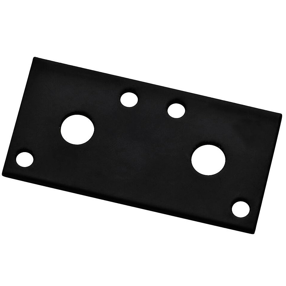 National N351-454   3" x 1.3" x 1/8" Mending Plate - Black (1182BC)