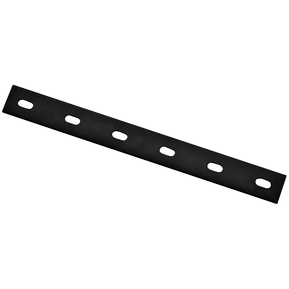 National N351-457 14"X 1.5" x 1/8" Mending Plate - Black National N351-457 14"X 1.5" x 1/8" Mending Plate - Black